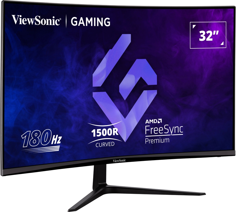 PC モニター　31.5インチ　Viewsonic 32-inch 165Hz Curved HD Gaming Monitor | VX3218 ViewSonic SG